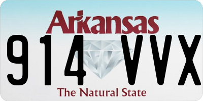 AR license plate 914VVX