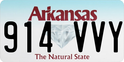 AR license plate 914VVY