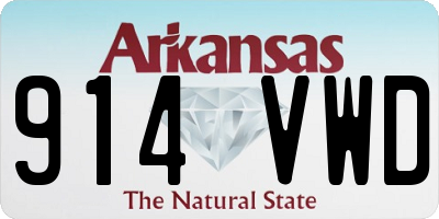 AR license plate 914VWD