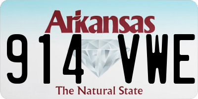 AR license plate 914VWE
