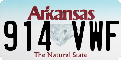 AR license plate 914VWF