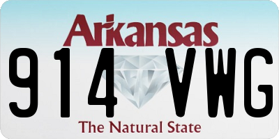 AR license plate 914VWG