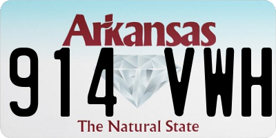 AR license plate 914VWH