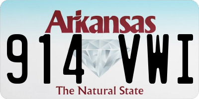 AR license plate 914VWI