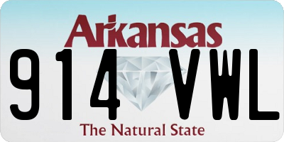 AR license plate 914VWL