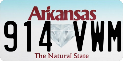 AR license plate 914VWM