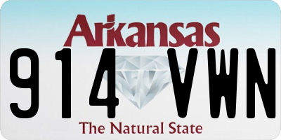 AR license plate 914VWN