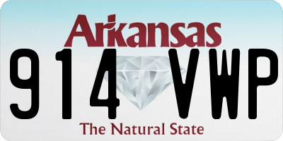 AR license plate 914VWP
