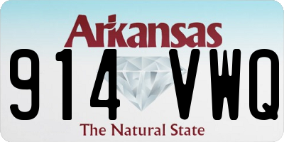 AR license plate 914VWQ