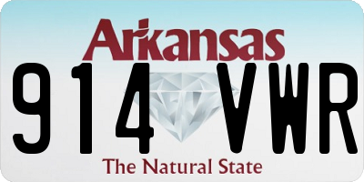 AR license plate 914VWR