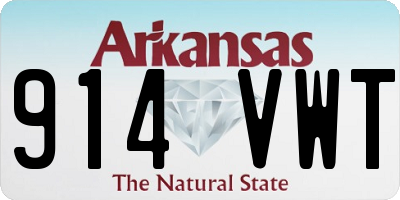 AR license plate 914VWT