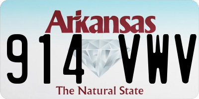 AR license plate 914VWV