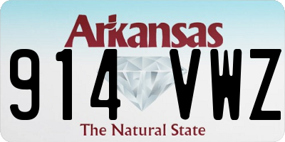 AR license plate 914VWZ