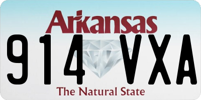 AR license plate 914VXA