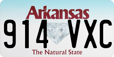 AR license plate 914VXC