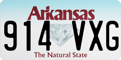 AR license plate 914VXG