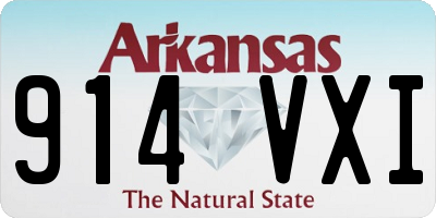 AR license plate 914VXI