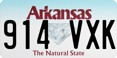 AR license plate 914VXK