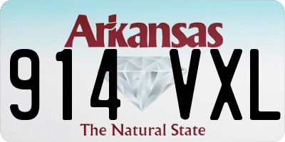 AR license plate 914VXL