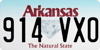 AR license plate 914VXO