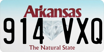 AR license plate 914VXQ