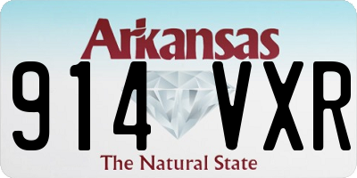 AR license plate 914VXR