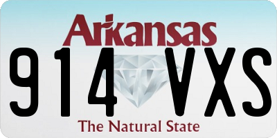 AR license plate 914VXS