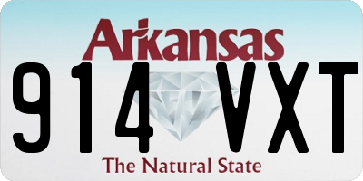 AR license plate 914VXT