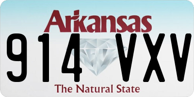 AR license plate 914VXV