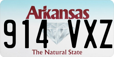 AR license plate 914VXZ