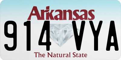 AR license plate 914VYA