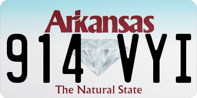 AR license plate 914VYI