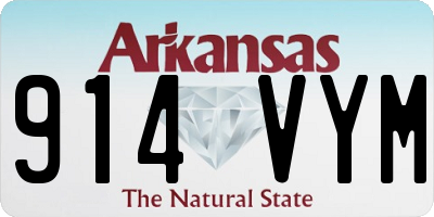 AR license plate 914VYM