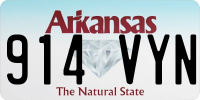 AR license plate 914VYN