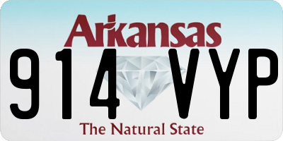 AR license plate 914VYP