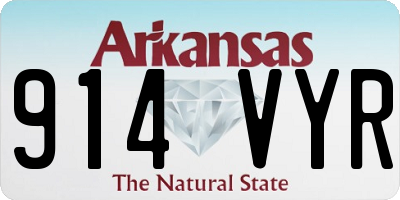AR license plate 914VYR
