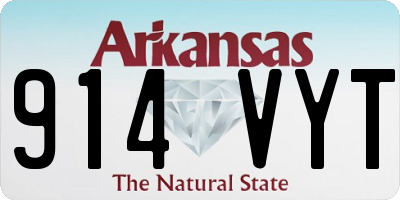 AR license plate 914VYT
