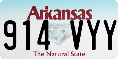 AR license plate 914VYY