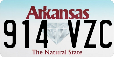 AR license plate 914VZC