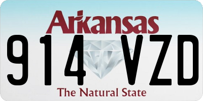 AR license plate 914VZD