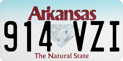 AR license plate 914VZI