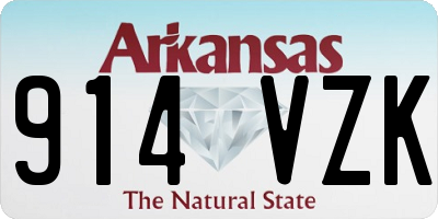 AR license plate 914VZK