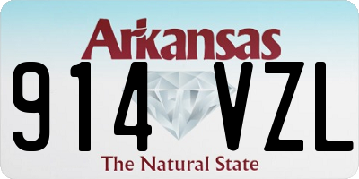 AR license plate 914VZL