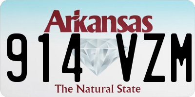 AR license plate 914VZM
