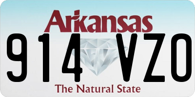 AR license plate 914VZO