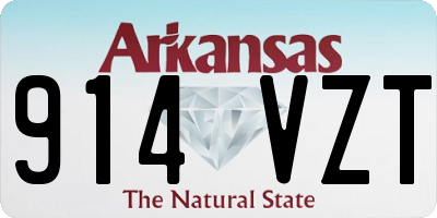 AR license plate 914VZT