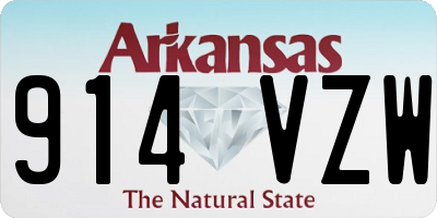 AR license plate 914VZW