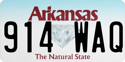 AR license plate 914WAQ