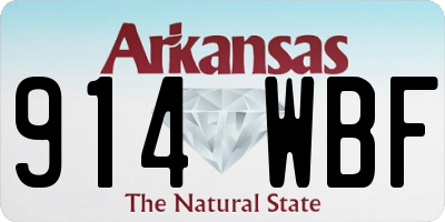 AR license plate 914WBF