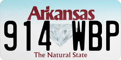 AR license plate 914WBP